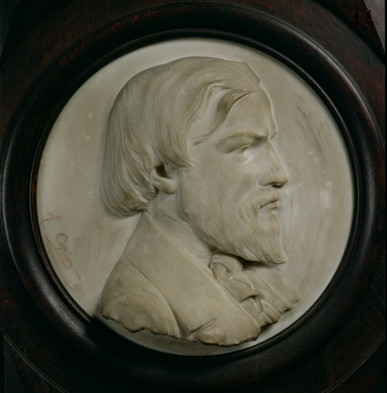 Médaillon en relief de Frédéric Ozanam - A. Corio