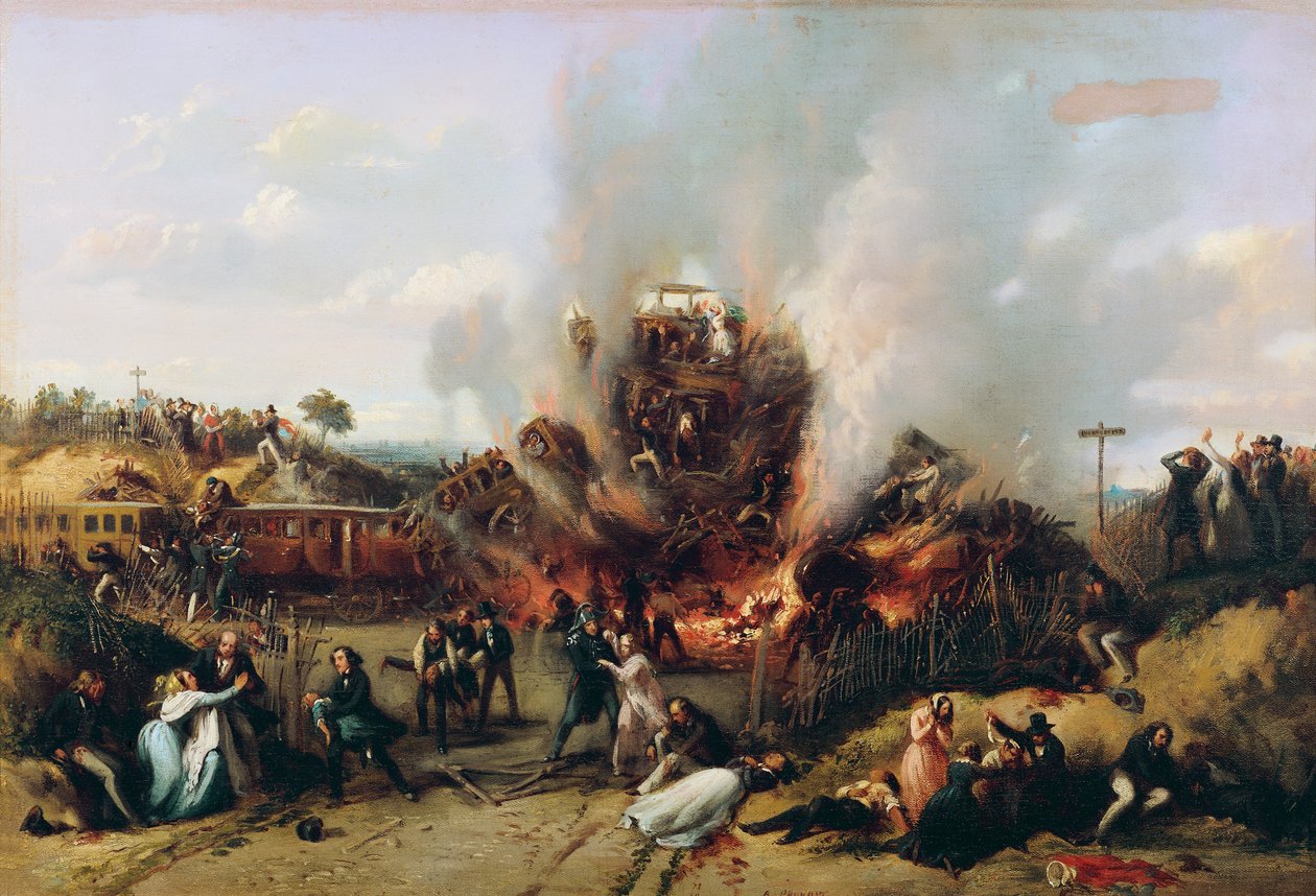 Catastrophe ferroviaire entre Versailles et Bellevue, 8 mai 1842 - A Provost