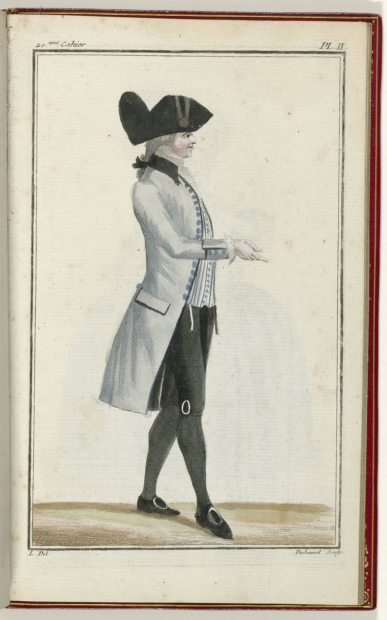 Cabinet des Modes ou les Modes Nouvelles, 1 Septembre 1786, pl. II - A.B. Duhamel