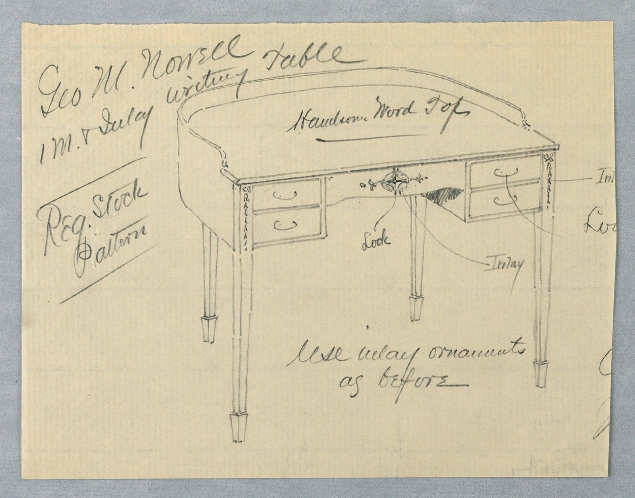 Design pour une table d