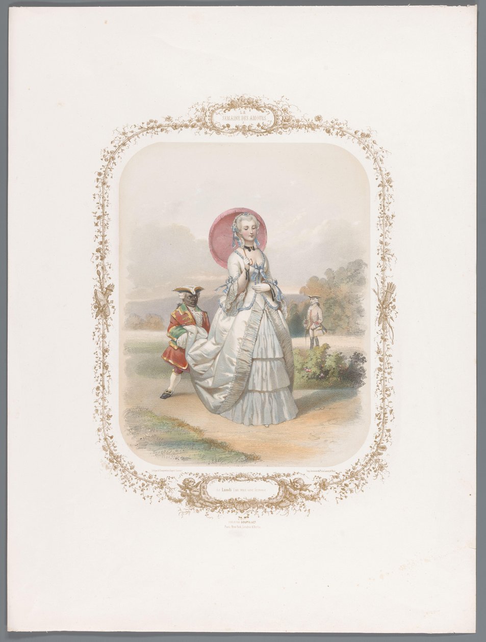 Un homme pose son regard sur une dame - A. Charpentier