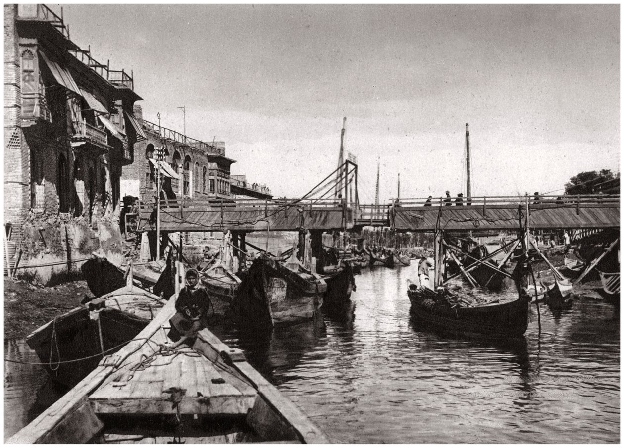 Le pont Whiteley, Ashar Creek, Bassora, Irak, 1925 - A. Kerim
