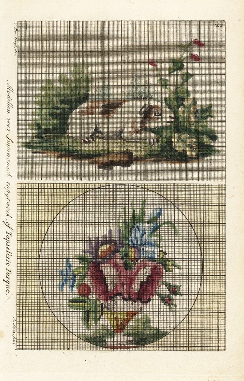 Motifs pour tapisserie turque : cochon d