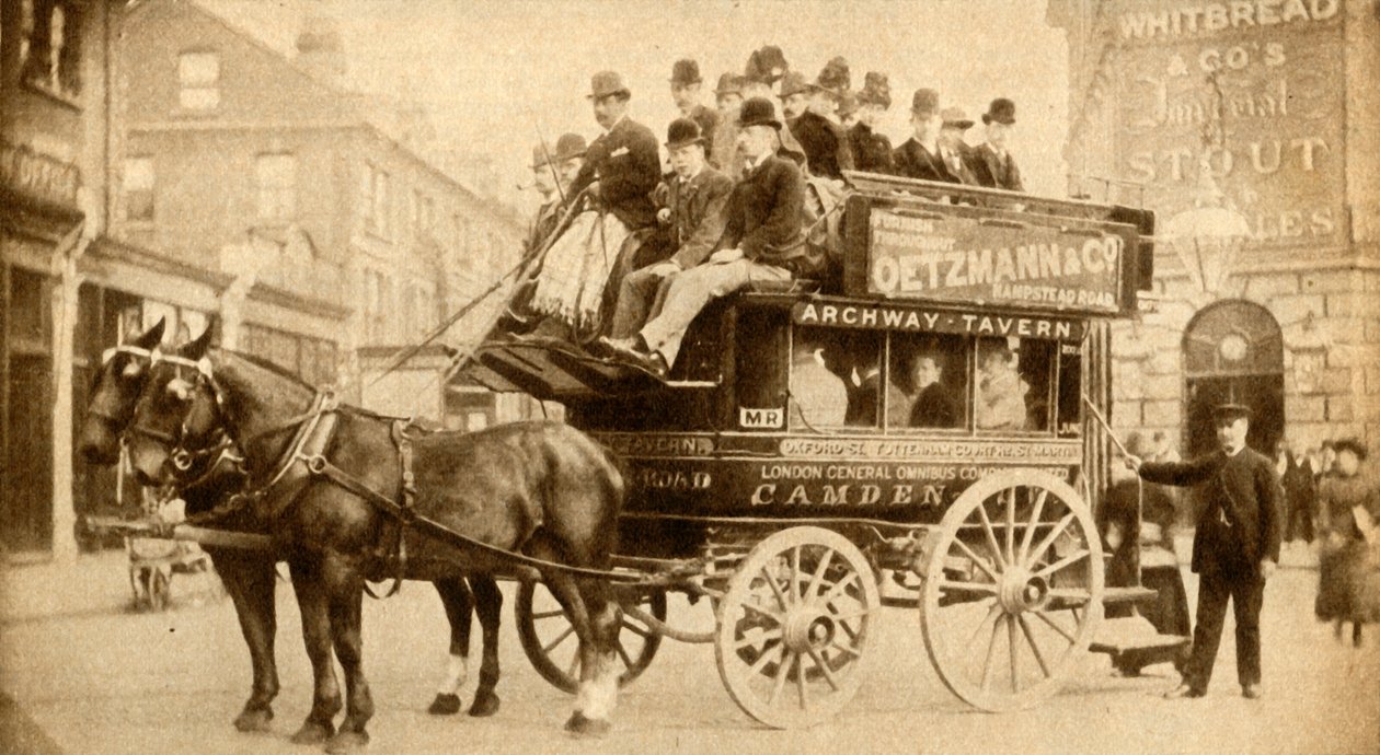 Le Bus à impériale, 1900, 1933 - A Moull