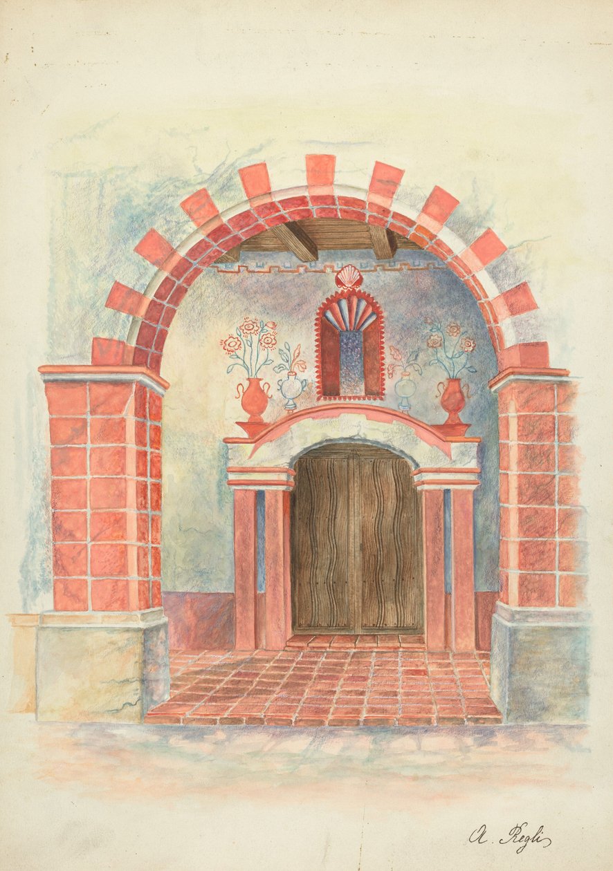 Dessin de restauration - A. Regli