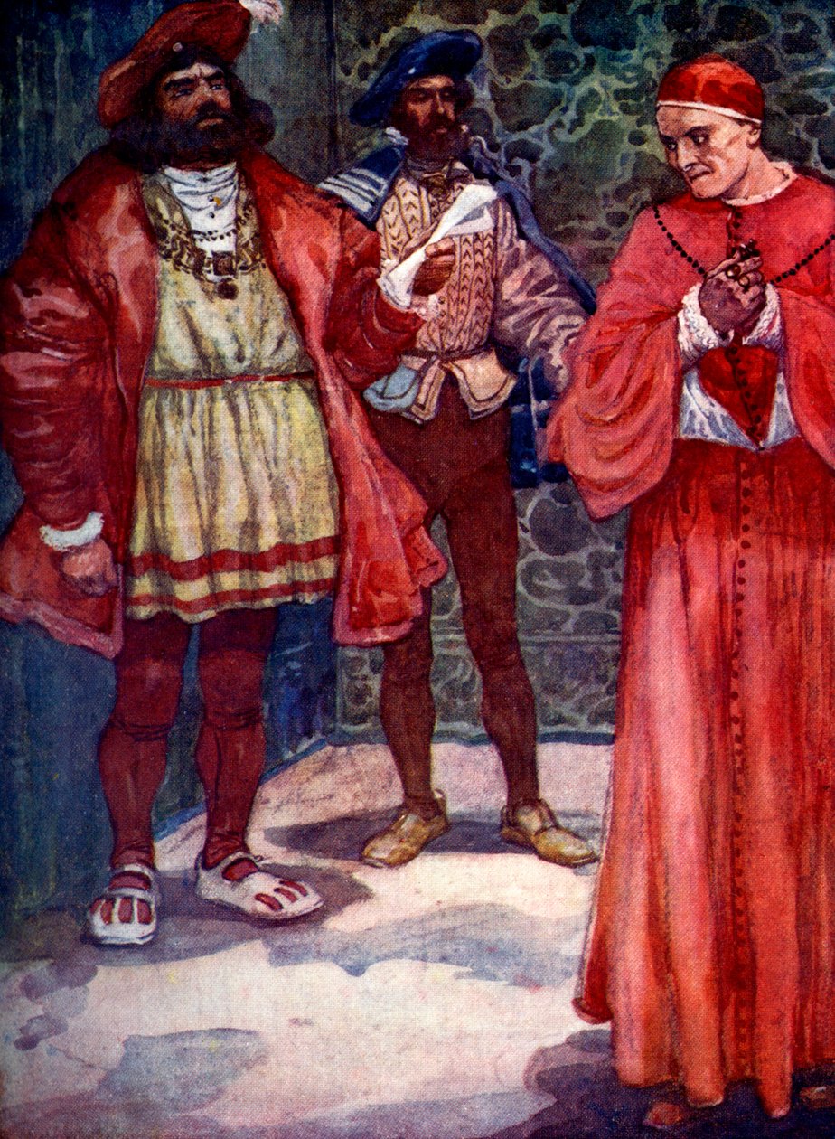 Henri renvoie Wolsey de la cour, c1529, 1905 - A. S. Forrest