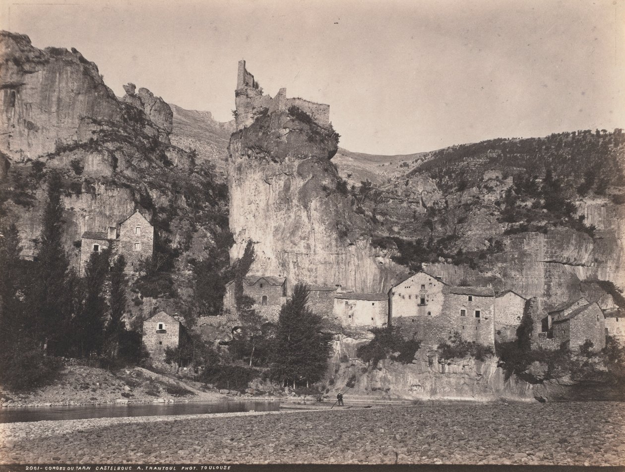 Gorges du Tarn Castelbouc, années 1870 - A. Trantoul