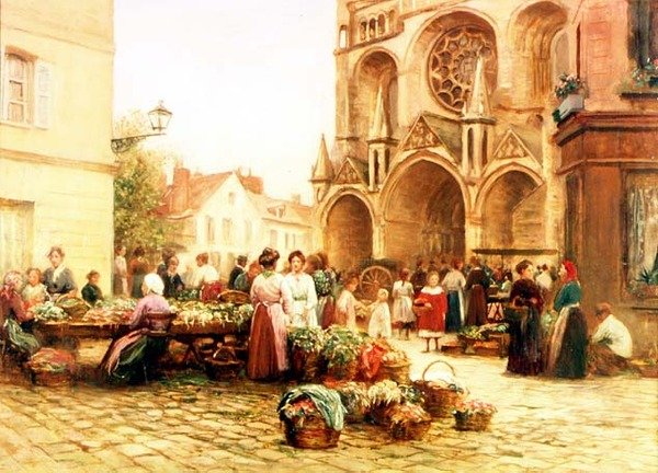 La place de la cathédrale - A. Trevor Haddon