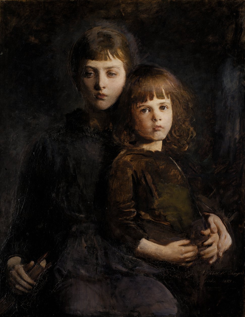 Frère et sœur Mary et Gerald Thayer, 1889 - Abbott Handerson Thayer