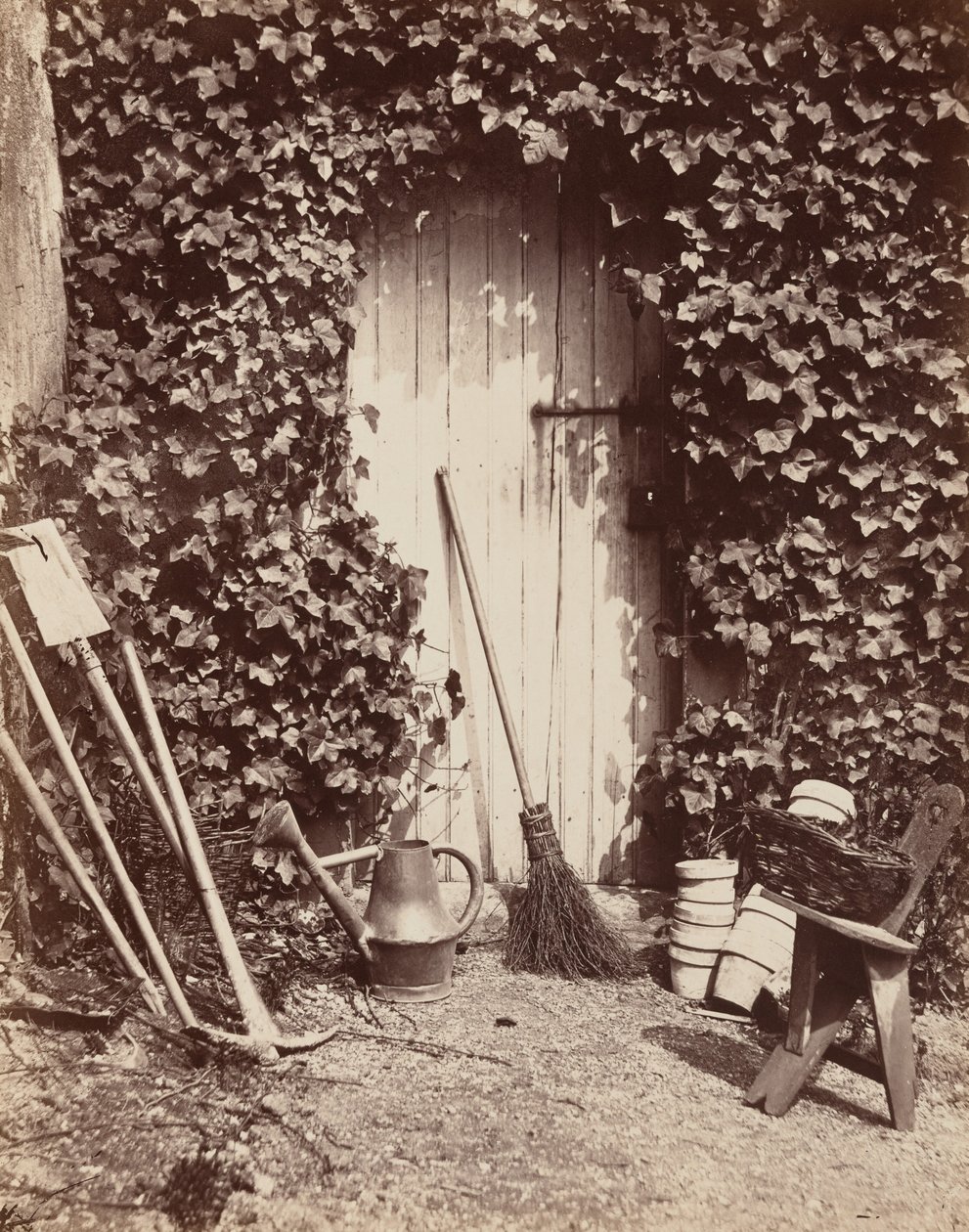 Porte de ferme de Marlotte, vers 1860 (photo) 1860 (photo) - Abel Briquet