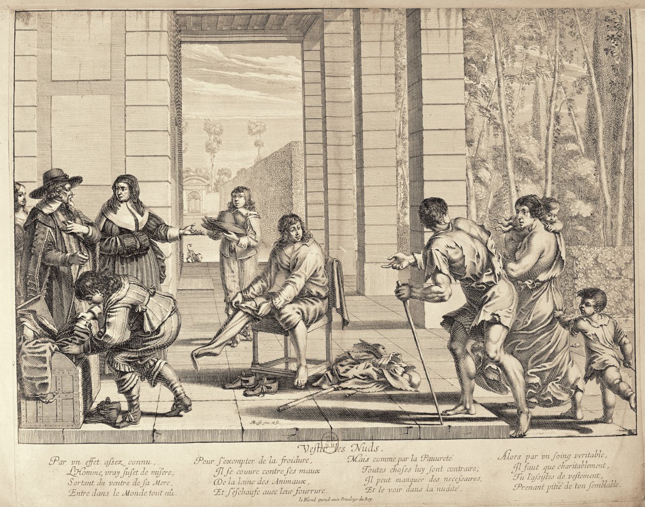 Vêtir les nus - Abraham Bosse
