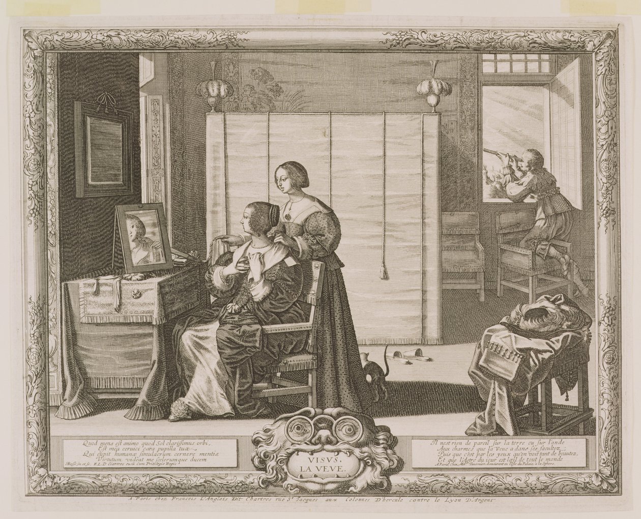 Vue, gravée par l
