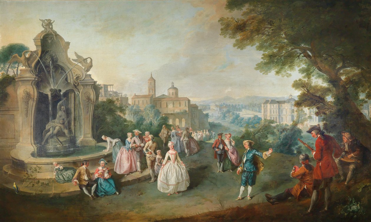 Société élégante - Abraham Ignace Bolkman