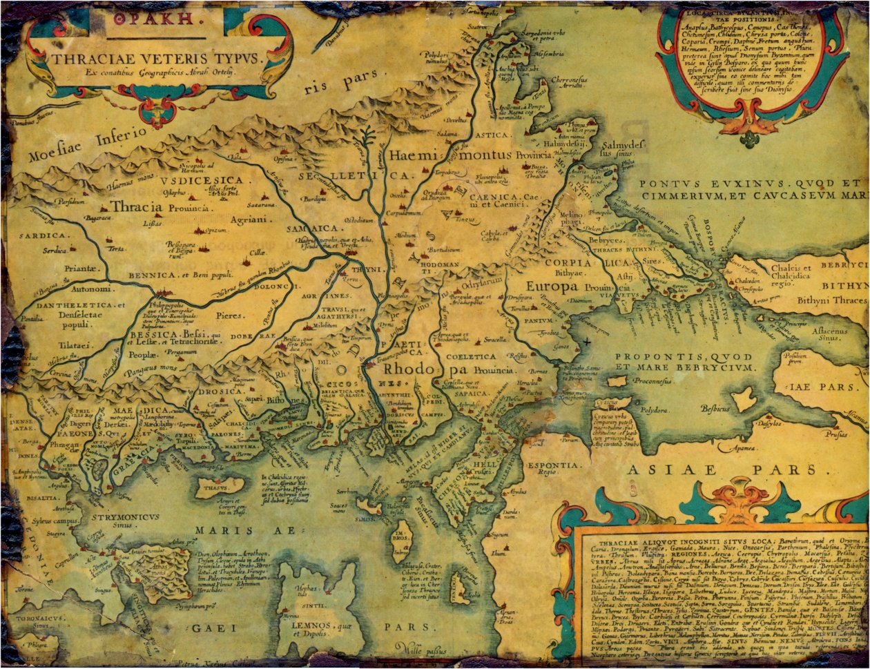 Vieille carte historique de l