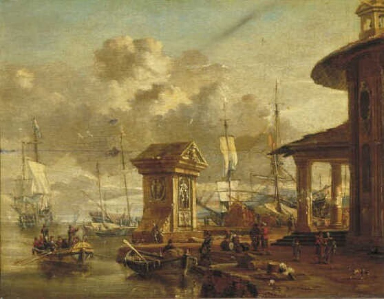 Port italien - Abraham Storck
