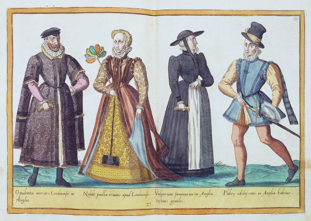 Costumes anglais du XVIe siècle de 