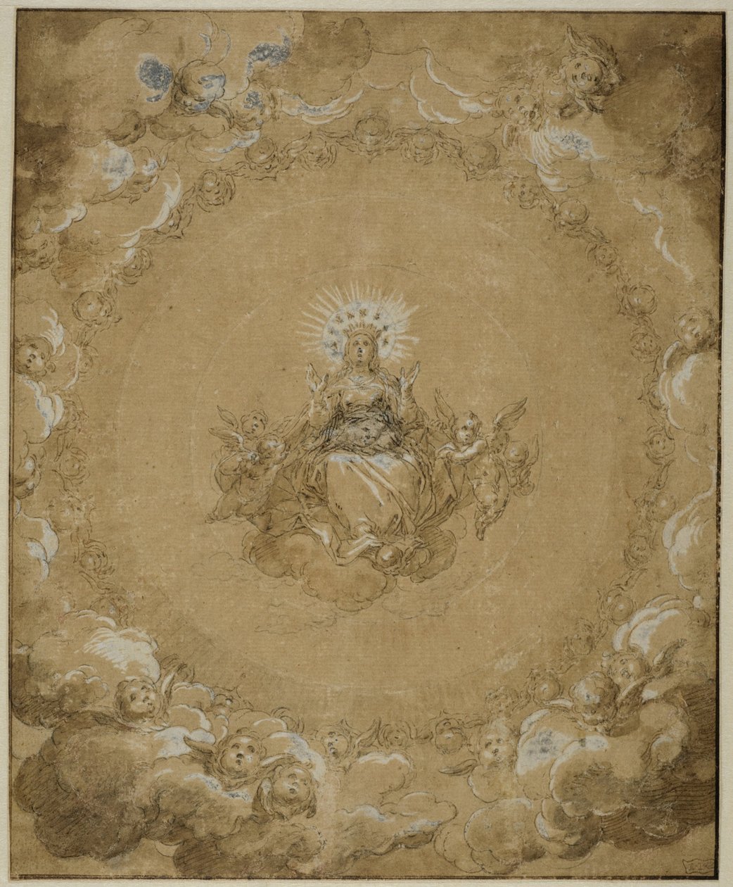La Vierge en gloire - Abraham Bloemaert