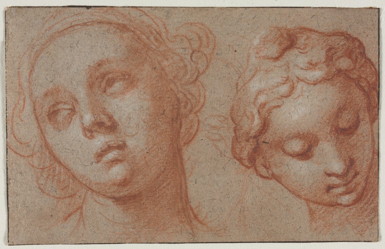 Deux têtes féminines, première moitié du 17ème siècle - Abraham Bloemaert