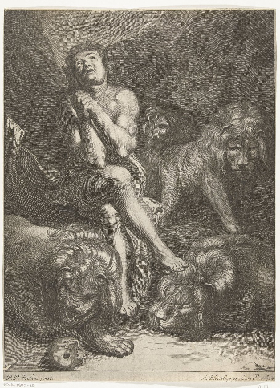 Daniel dans la fosse aux lions - Abraham Bloteling