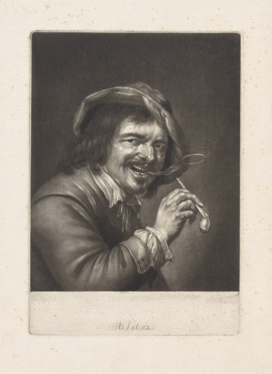 Man met een pijp (de Reuk) - Abraham Bloteling