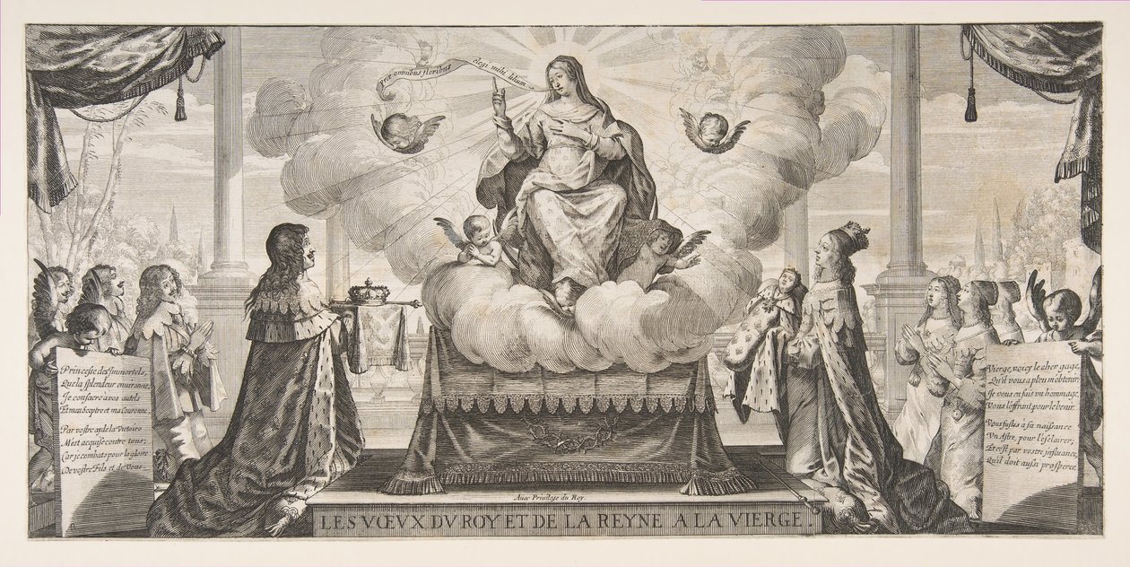 Almanach pour 1639 : Louis XIII et Anne d