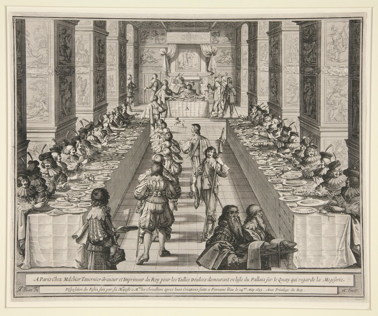 Disposition du Festin - Abraham Bosse
