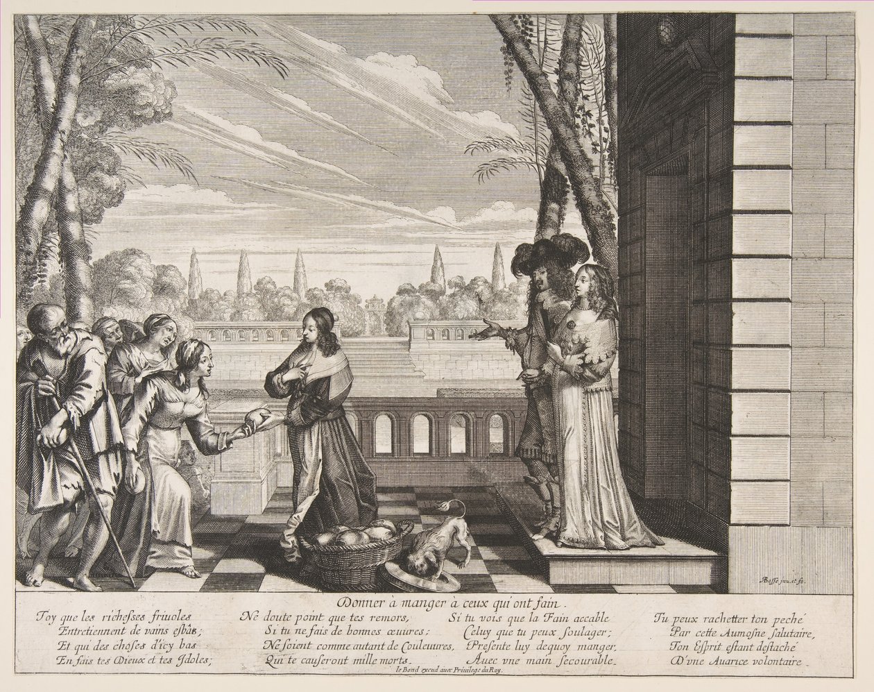 Nourrir les affamés - Abraham Bosse