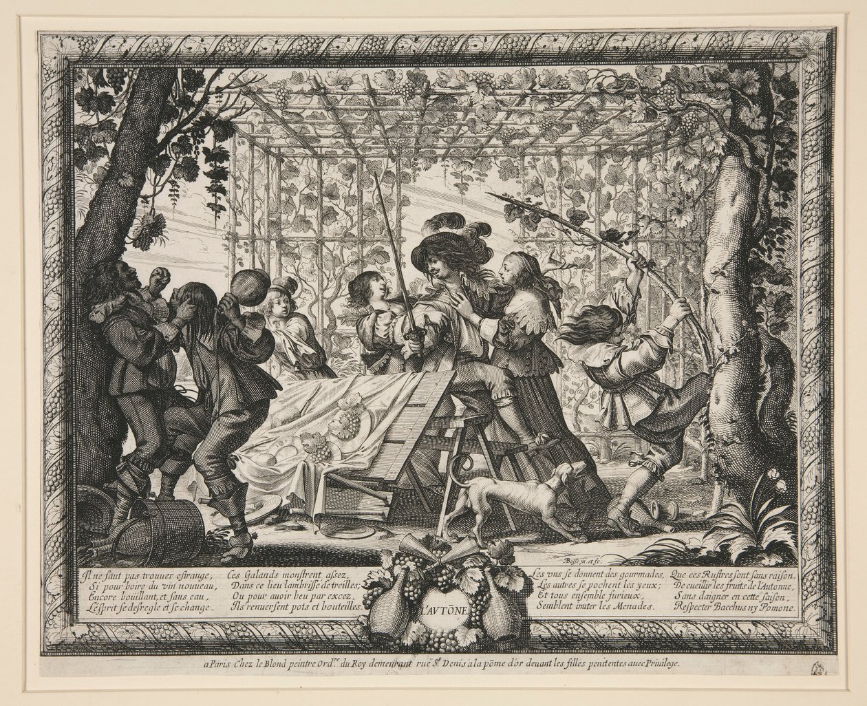 Les quatre saisons : Automne - Abraham Bosse