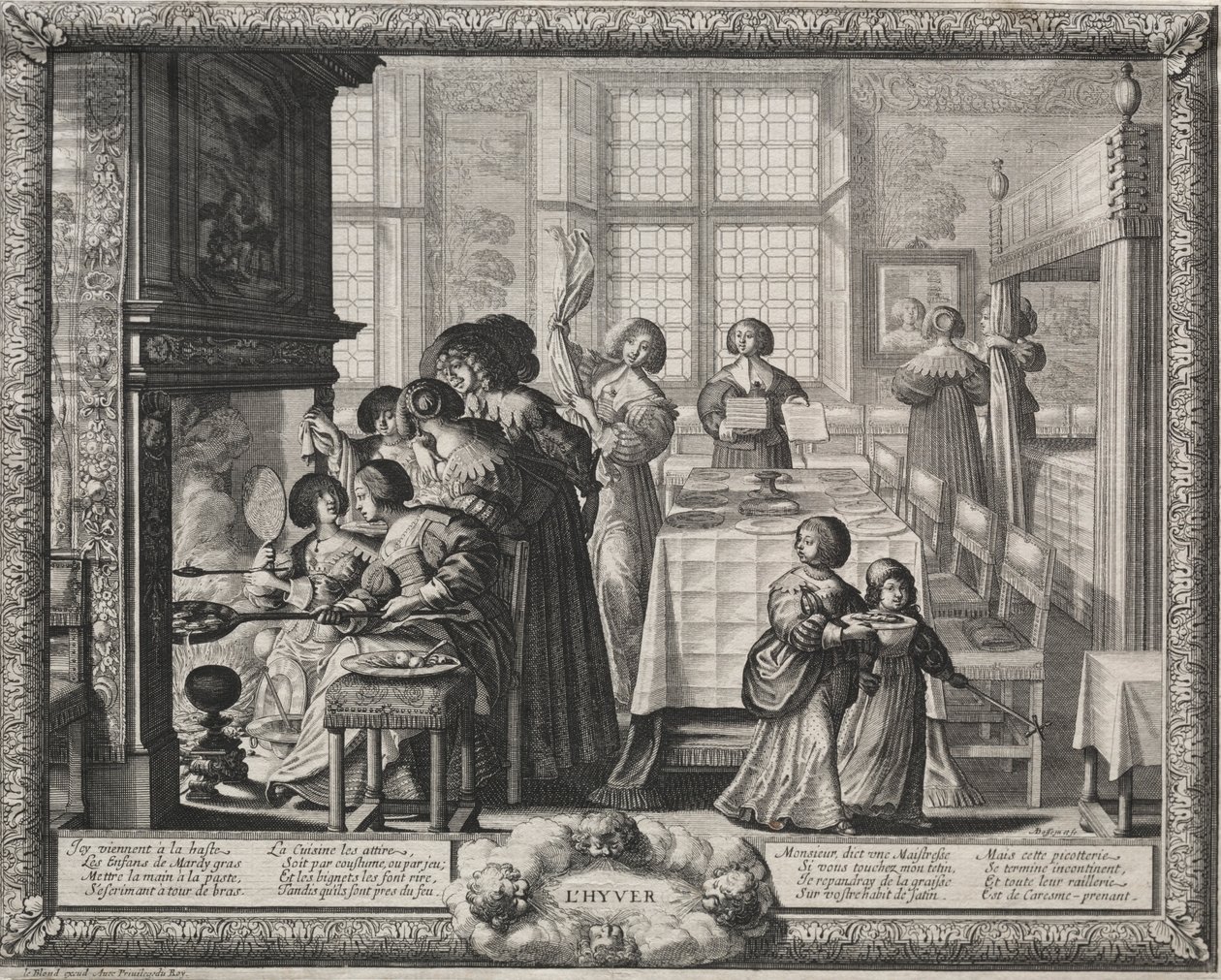 Les Quatre Saisons : Hiver, 1635 - Abraham Bosse