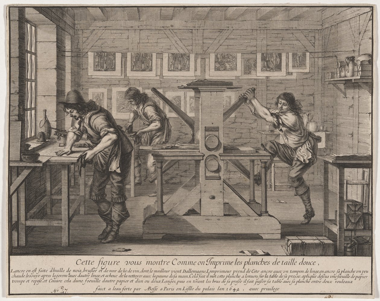 Les imprimeurs en taille-douce - Abraham Bosse