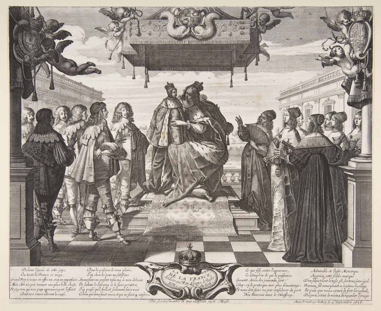 La joie de la France - Abraham Bosse