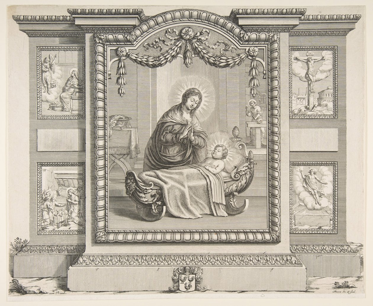 La Nativité avec scènes de L
