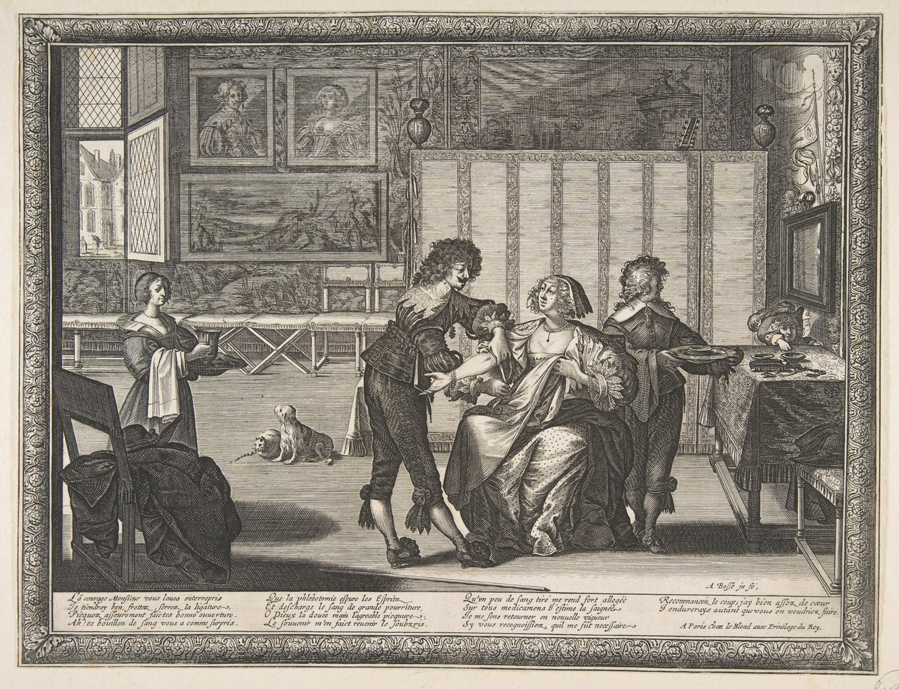 Le Chirurgien La Saignée - Abraham Bosse