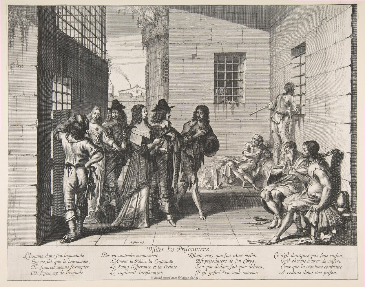 Visiter les prisonniers - Abraham Bosse