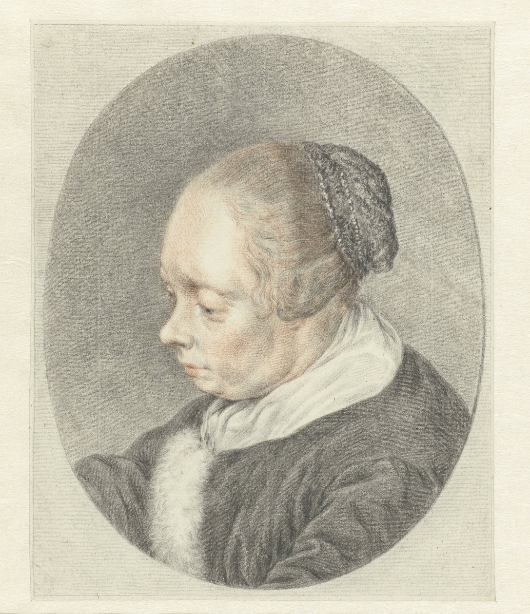 La Fileuse (détail) - Abraham Delfos