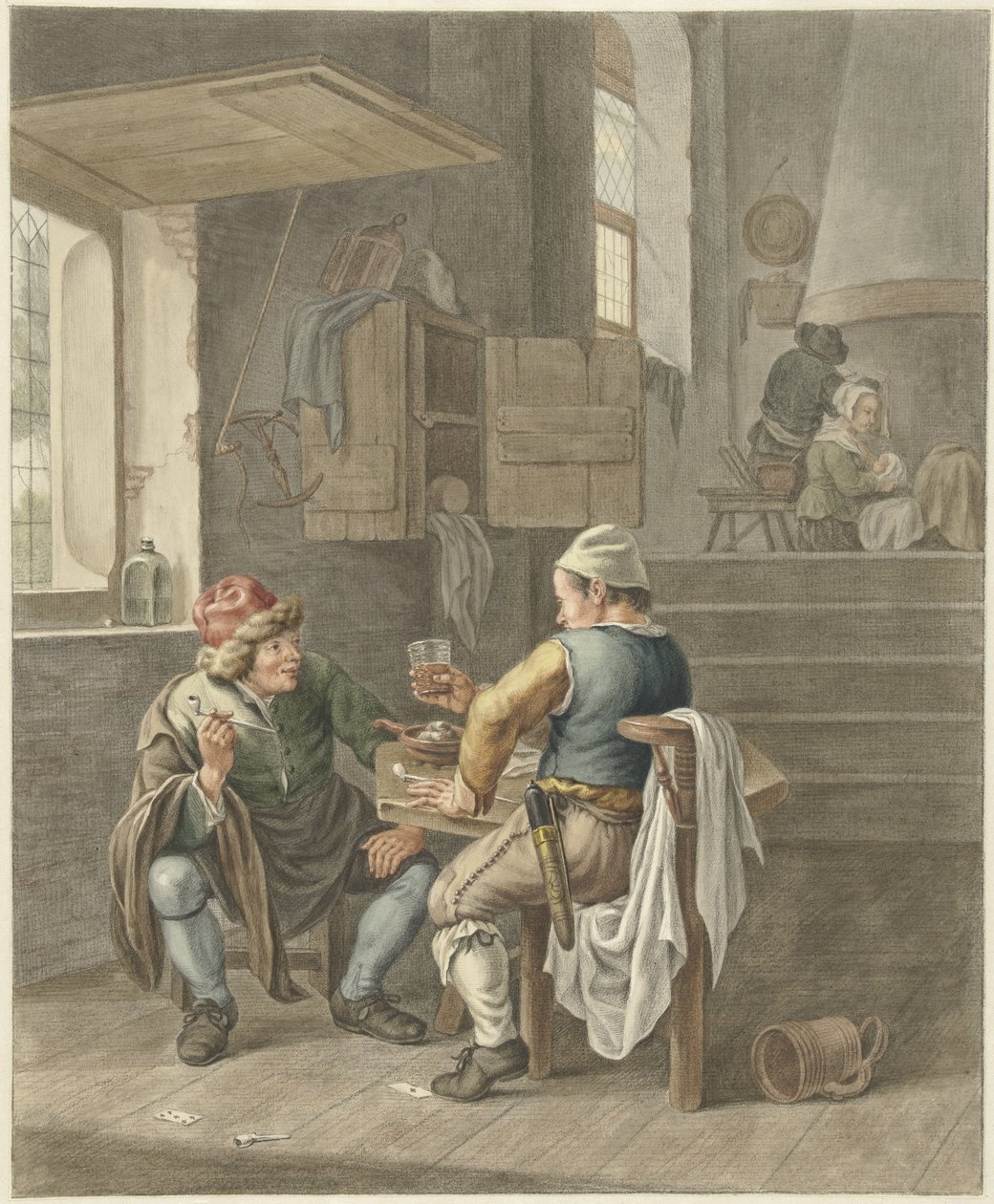 La Taverne | Abraham Delfos | Estampe d'art
