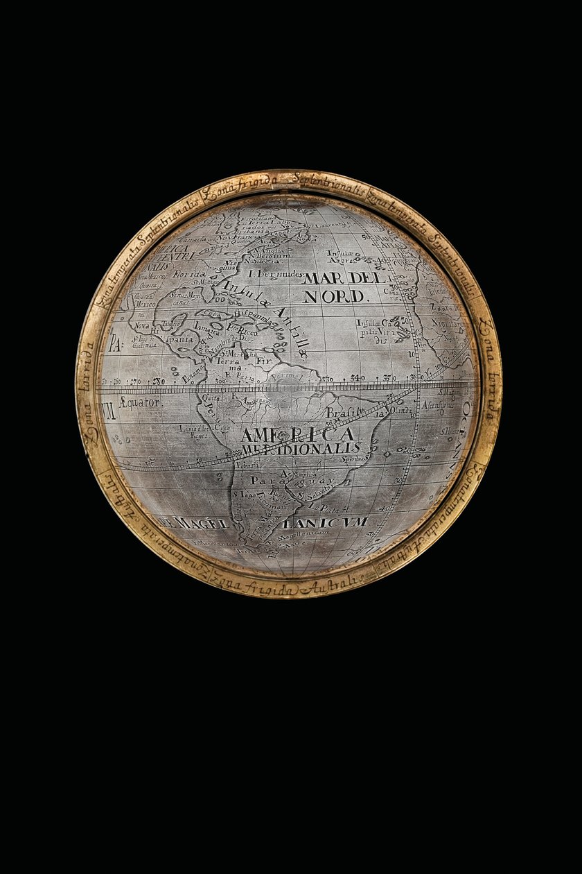 Deux globes terrestres et célestes exceptionnels, soutenus par Hercule et Atlas, Augsbourg, 1697-99 - Abraham Drentwett