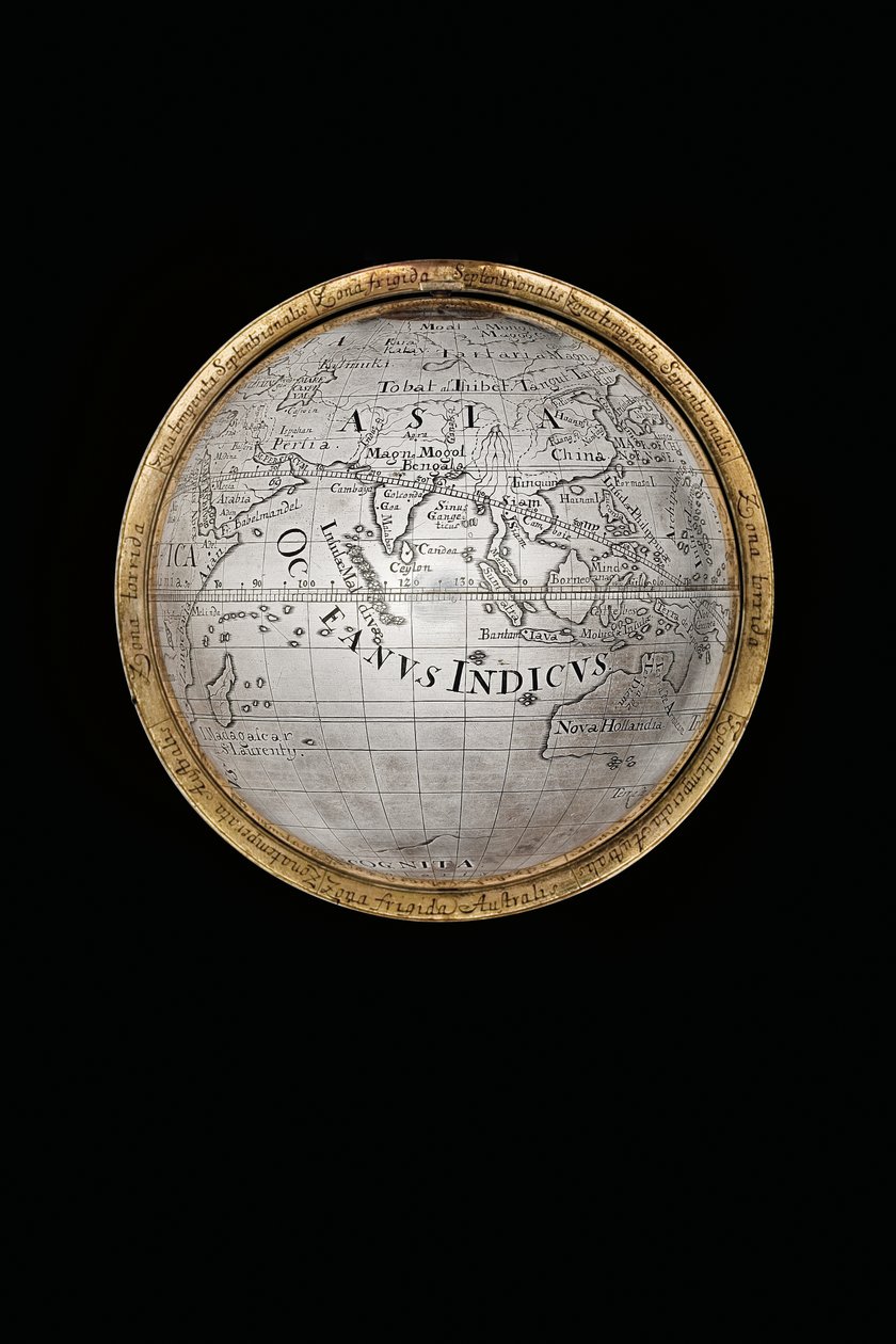 Deux globes terrestre et céleste exceptionnels, soutenus par Hercule et Atlas, Augsbourg, 1697-99 - Abraham Drentwett