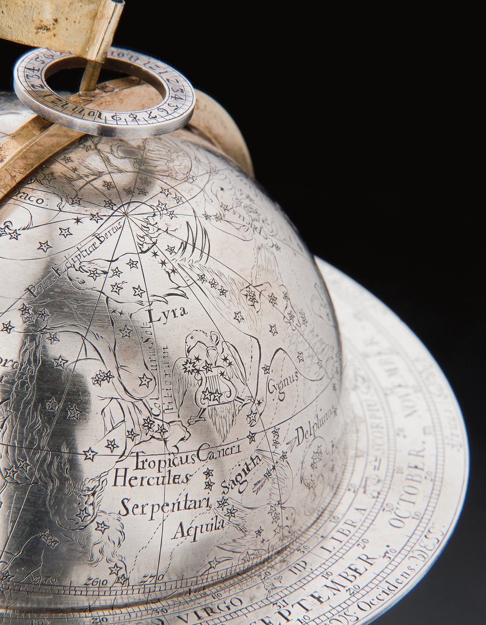 Deux globes terrestres et célestes exceptionnels, soutenus par Hercule et Atlas, Augsbourg - Abraham Drentwett
