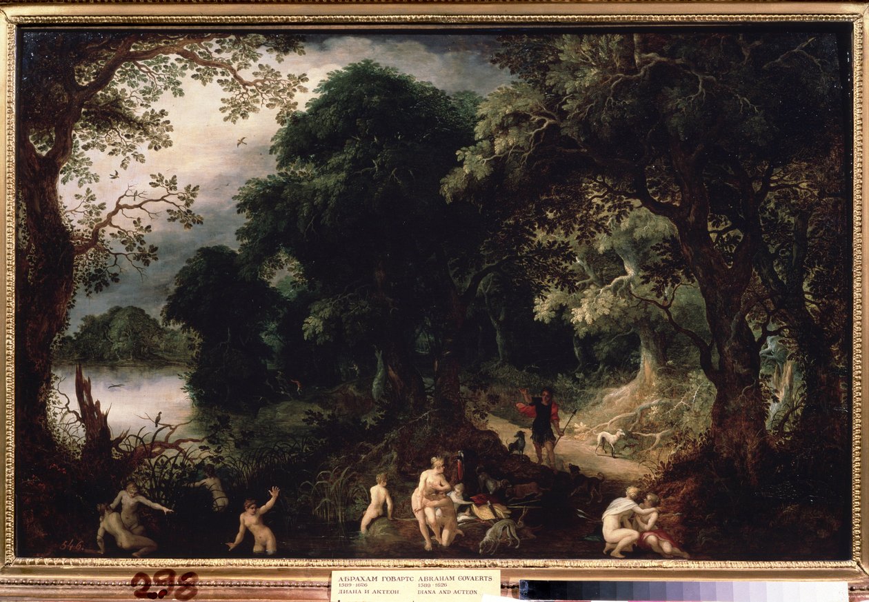 Diane et Actéon - Abraham Govaerts