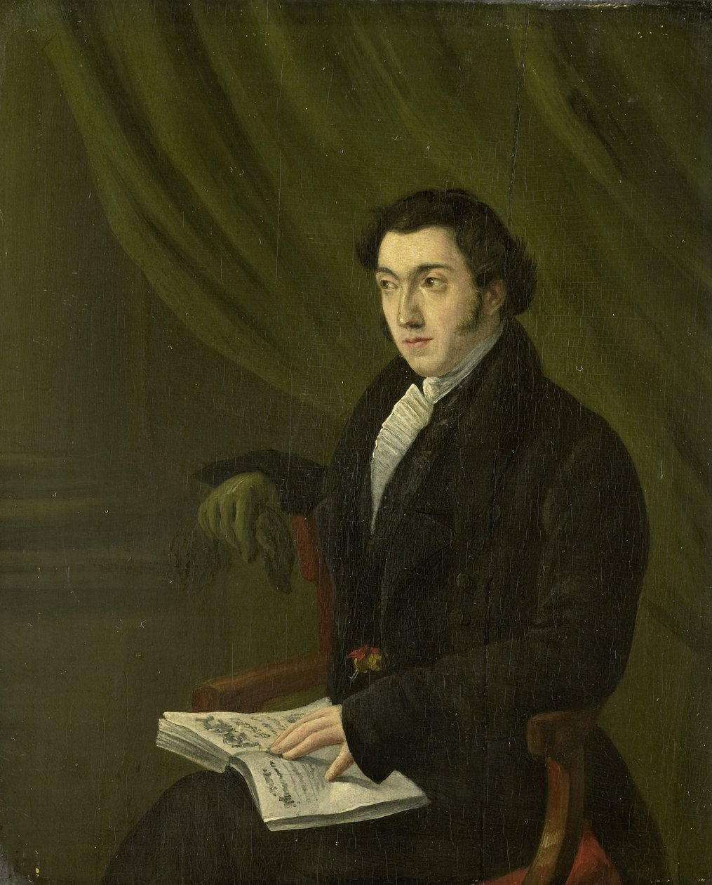 Portrait de Johannes Petrus Schouberg, graveur de timbres à la Monnaie impériale d