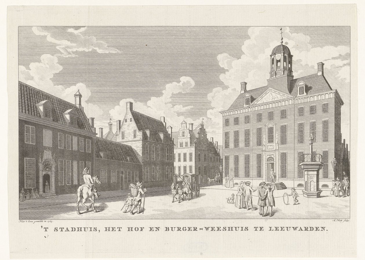 Hôtel de ville de Leeuwarden - Abraham Jacobsz. Hulk