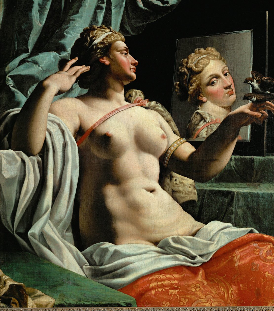 Lascivia (huile sur toile) - Abraham Janssens