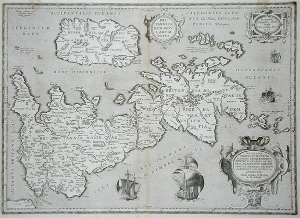 Carte de la Grande-Bretagne et de l