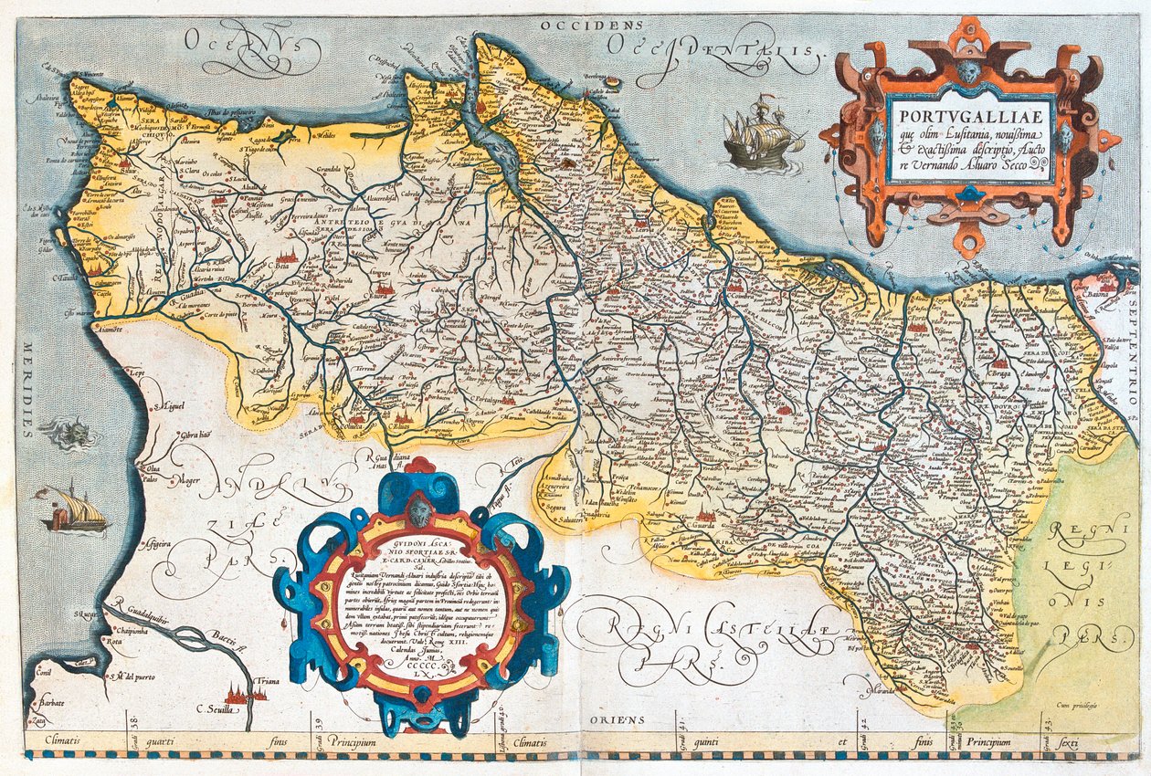 Portugal - Abraham Ortelius