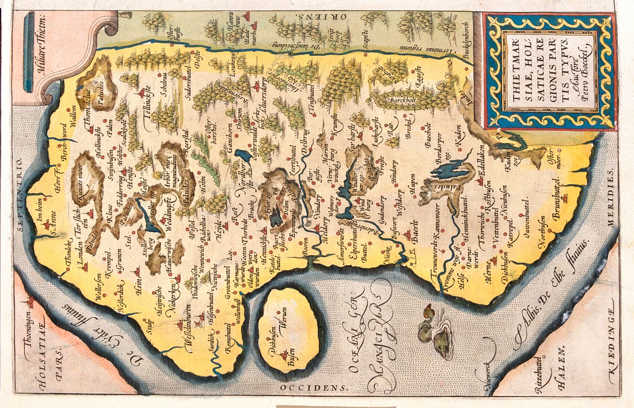 Schleswig-Holstein, Allemagne - Abraham Ortelius