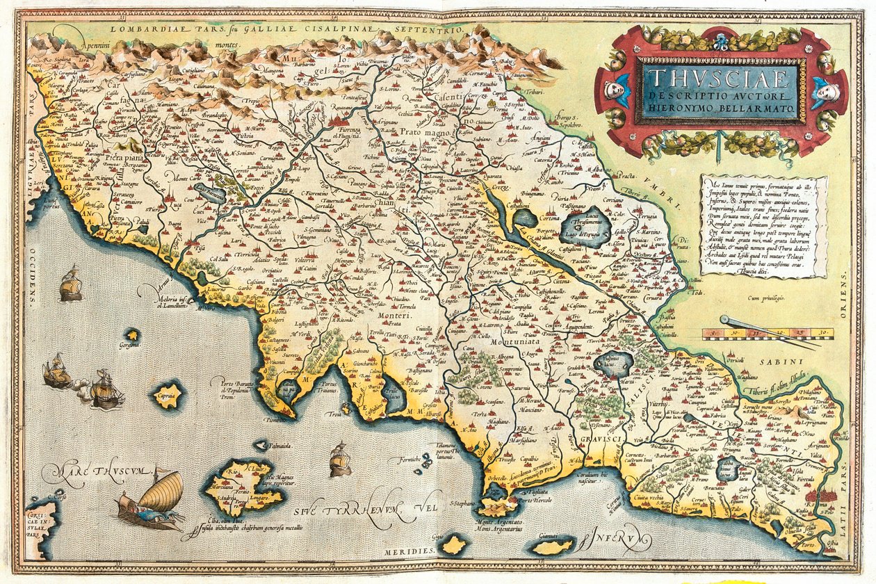 Toscane, sud-ouest de l