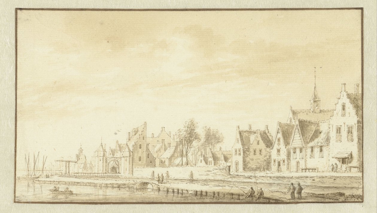 Vue de Montfoort - Abraham Rademaker