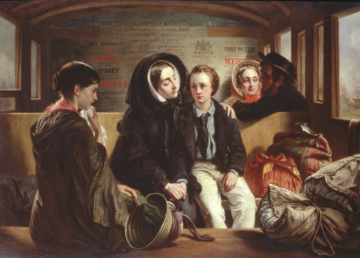 Deuxième classe - La Séparation, vers 1855 - Abraham Solomon
