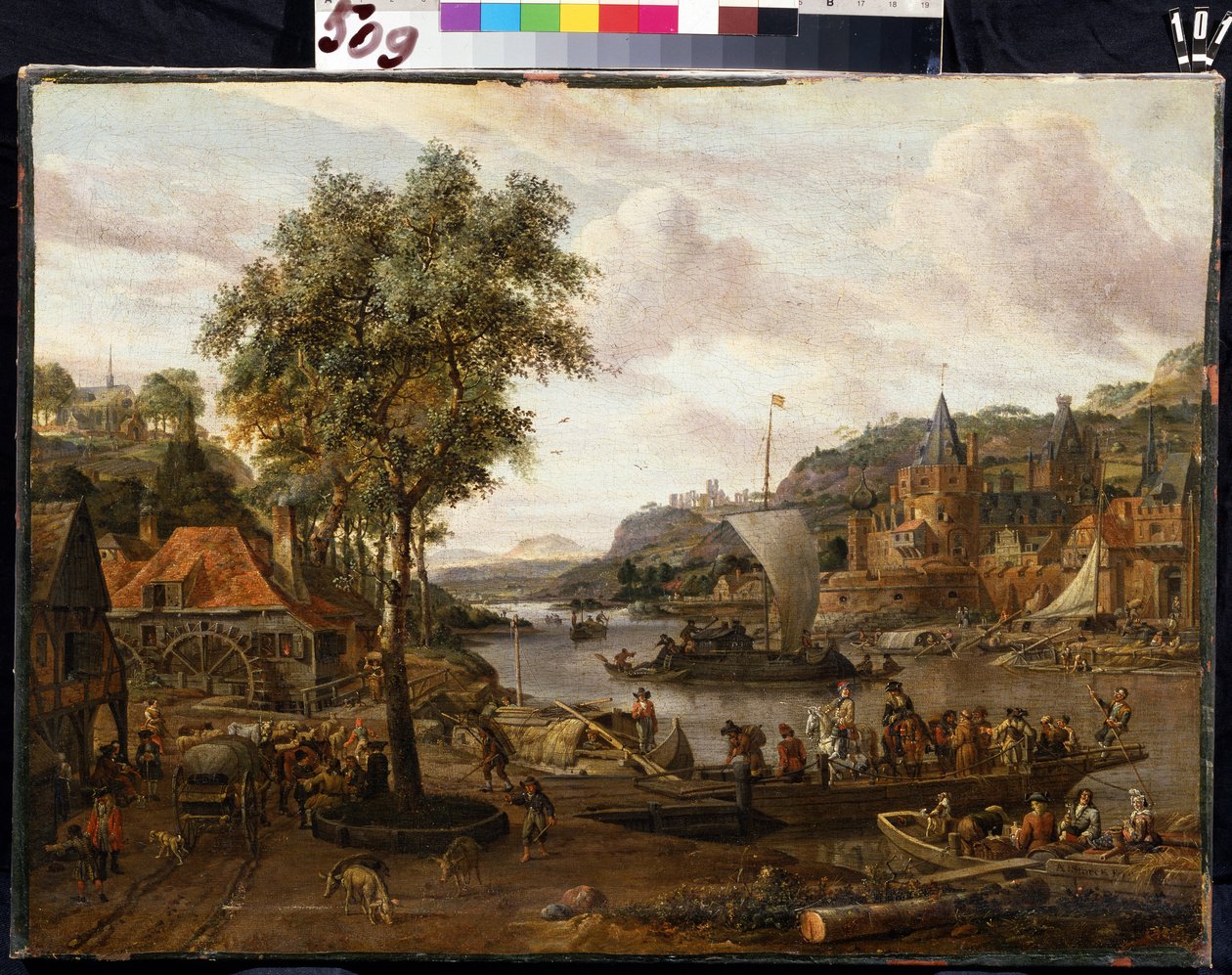 Bateaux à voile - Abraham Storck